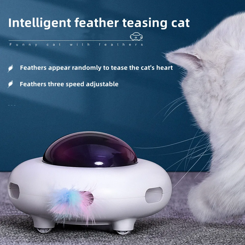 brinquedo teaser ufo para gatos