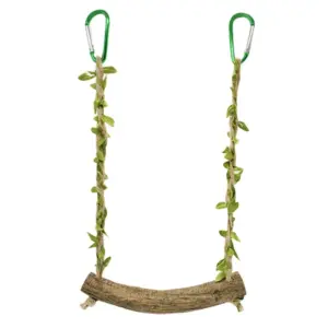 balanço para pássaros com suporte