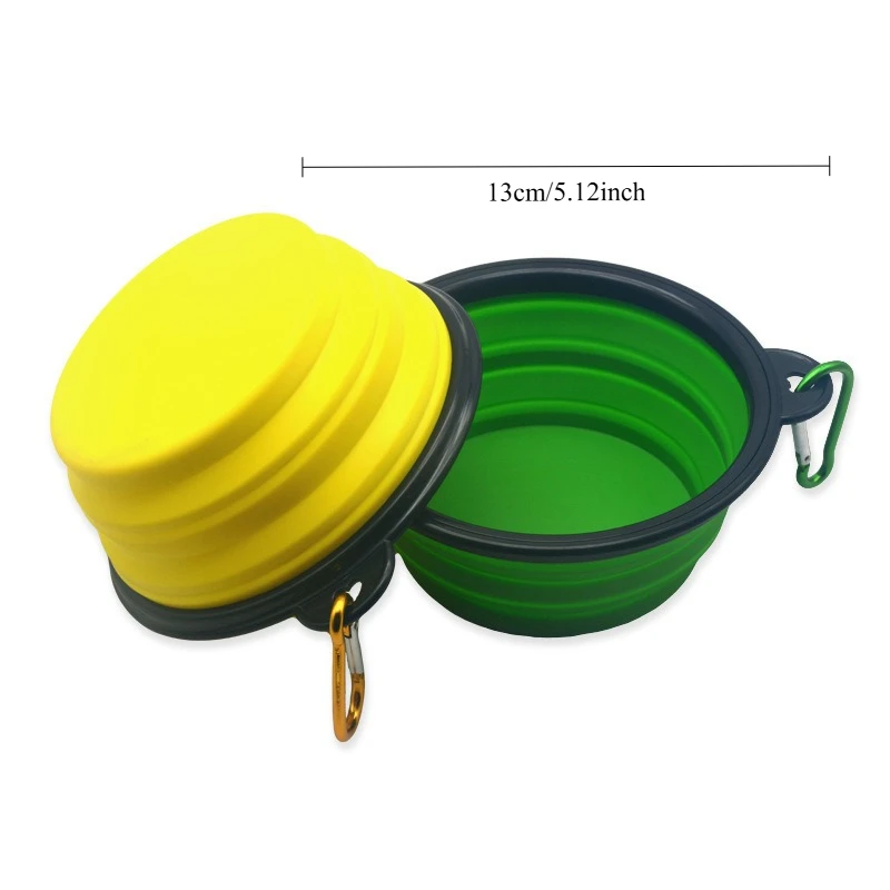 Tigela Dobrável para Cães e Gatos de Silicone Portátil - Imagem 5