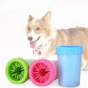 copo lavador de patas para cães e gatos