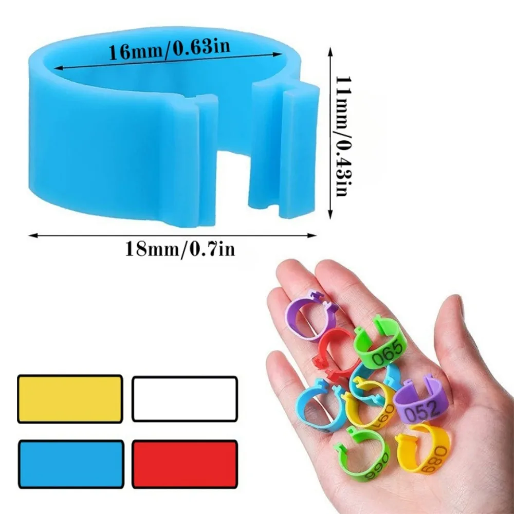 Anéis de Identificação para Aves 1.6cm com Numeração e Clipe - Imagem 4