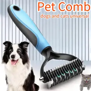 escova para cães e gatos aço inoxidável