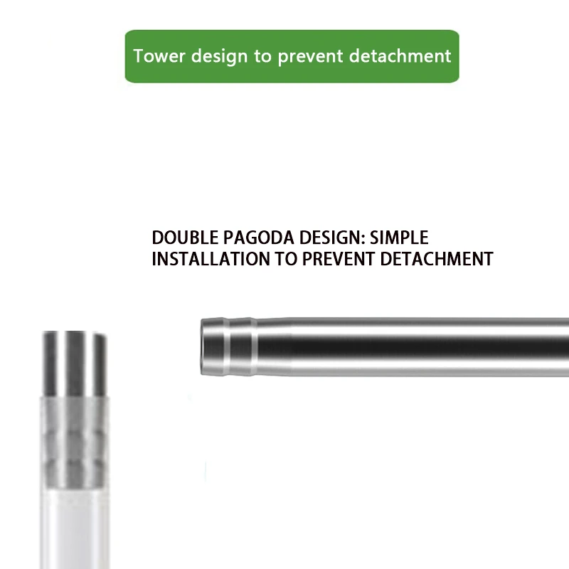 Tubo Filtro de Aquário Aço Inox 8mm Anti-Filme de Óleo para Peixes - Imagem 5