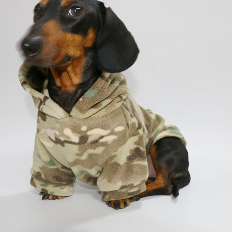 Moletom para Cães Dachshund de Fleece Quente com Capuz - Image 2