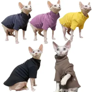 pulôver de gola alta para gatos