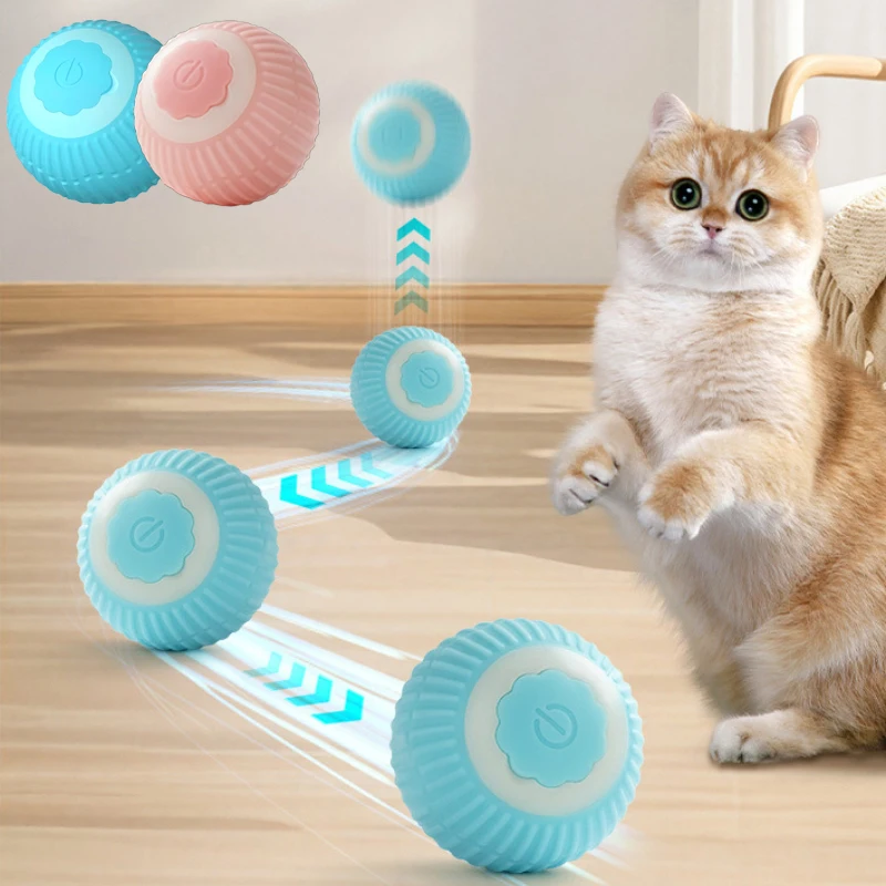bola interativa para gatos recarregável