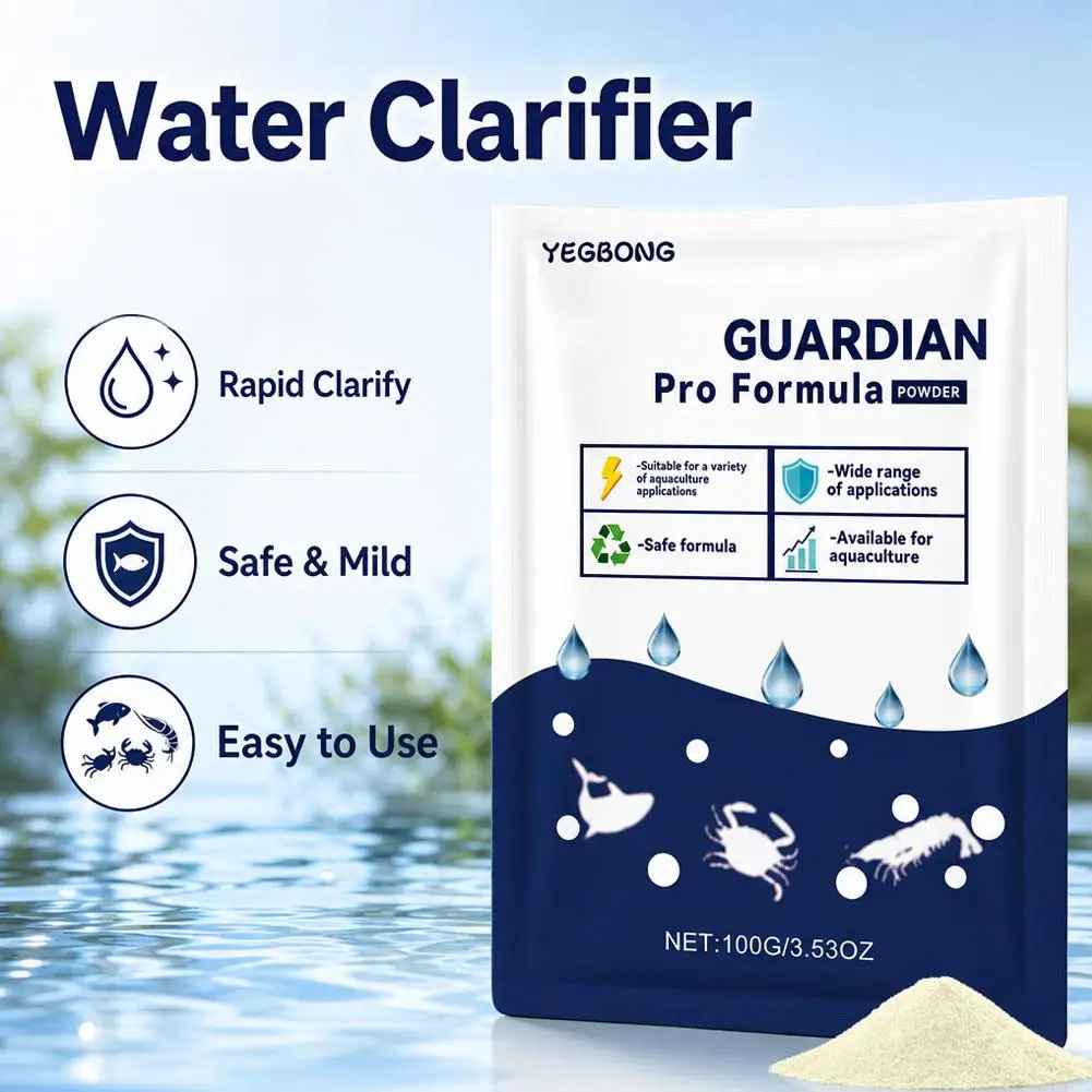 Pó Clarificador Aqua Guardian para Aquários e Lagos 100g - Imagem 4