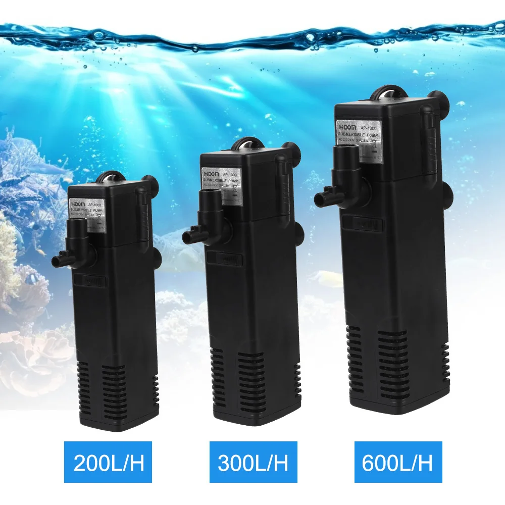 bomba submersível para aquário com filtro