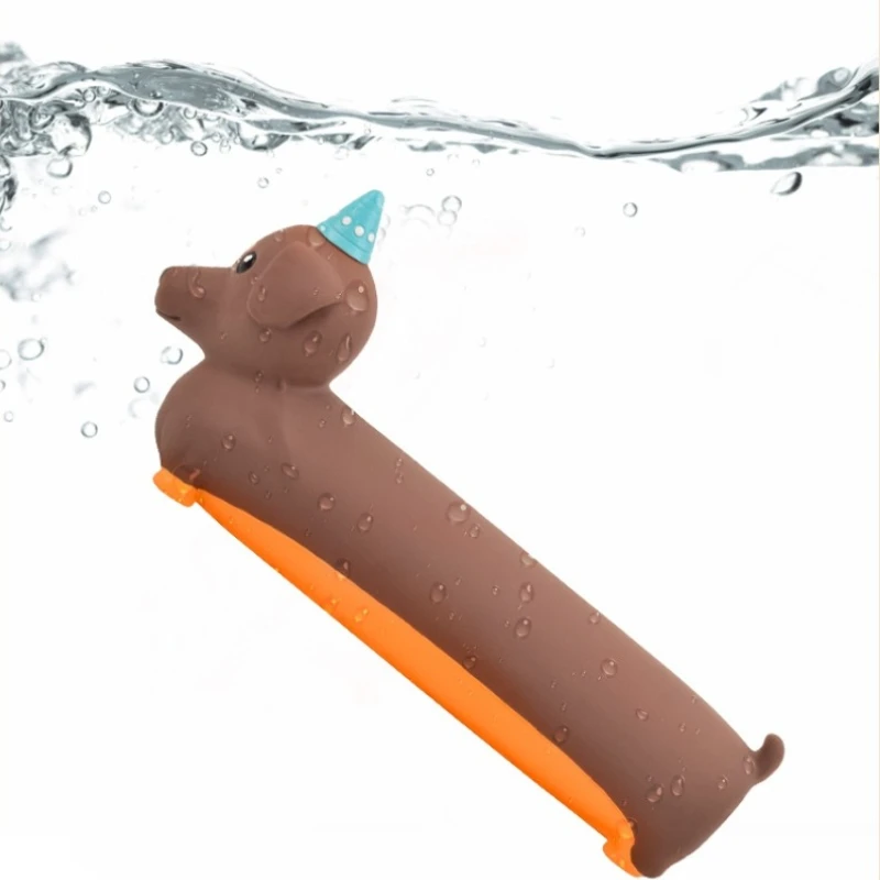 Brinquedo de Silicone para Cães Dachshund com Som e Resistente à Mordida - Imagem 5