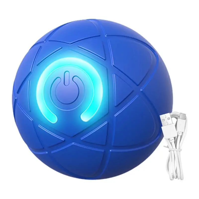 Bola Brinquedo Cão Recarregável USB com LED para Visibilidade Noturna - Imagem 3