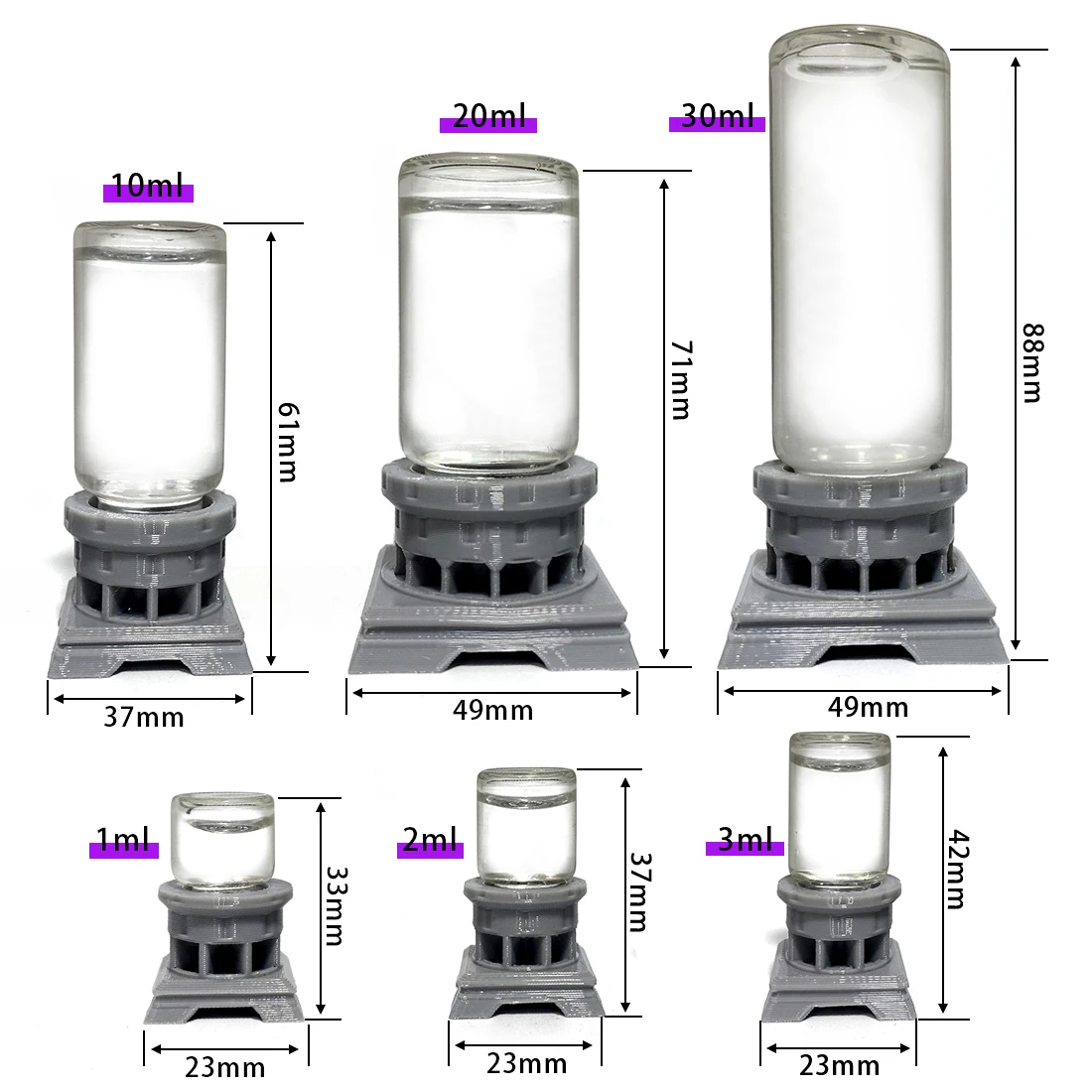Alimentador de Água AntsKeeper para Formigas de Vidro 1-30ml Anti-Afogamento - Imagem 4