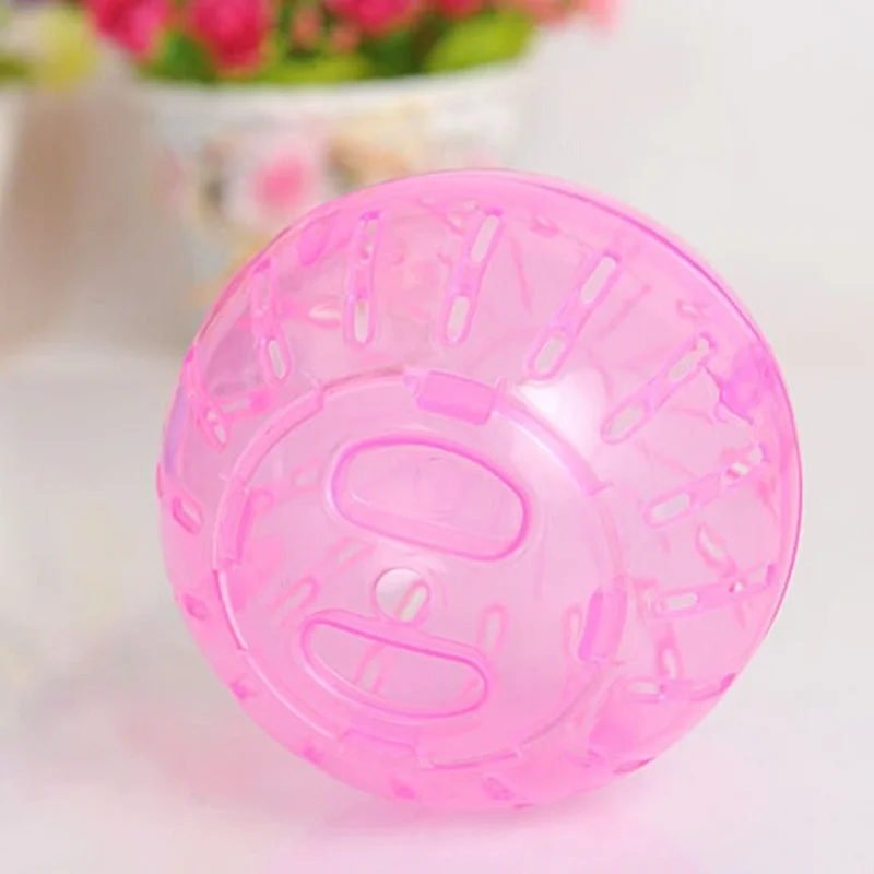 Bola de Exercício para Hamster e Roedores de Plástico 10cm Transparente - Imagem 3