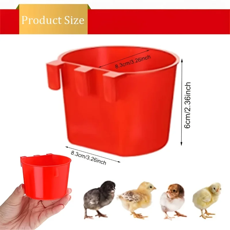 Alimentador para Aves com Ganchos Kit 12 Peças para Gaiola - Imagem 6