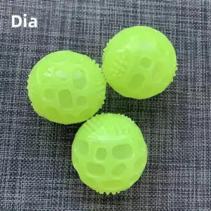 brinquedo bola para cães que brilha no escuro