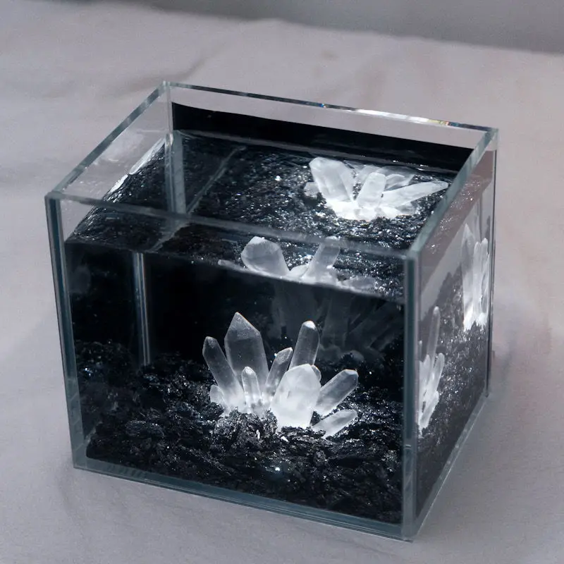 Coluna de Cristal para Aquário, Caverna e Abrigo de Resina - Imagem 5