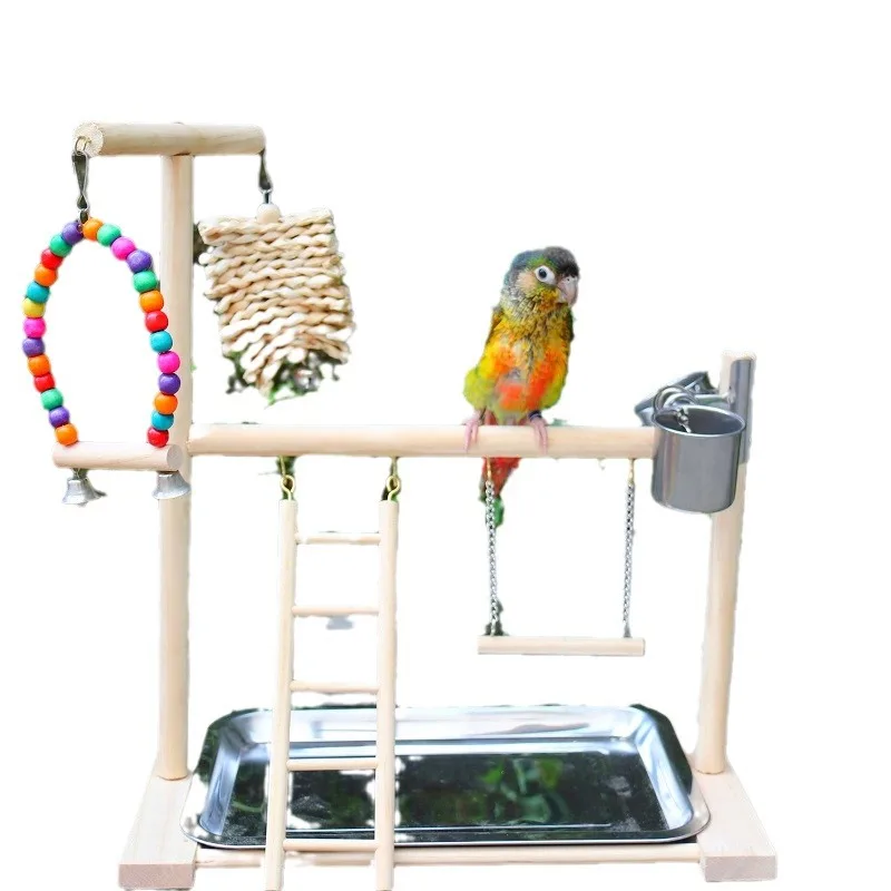 Playground de Pássaros com Poleiro e Escada para Periquito - Imagem 4