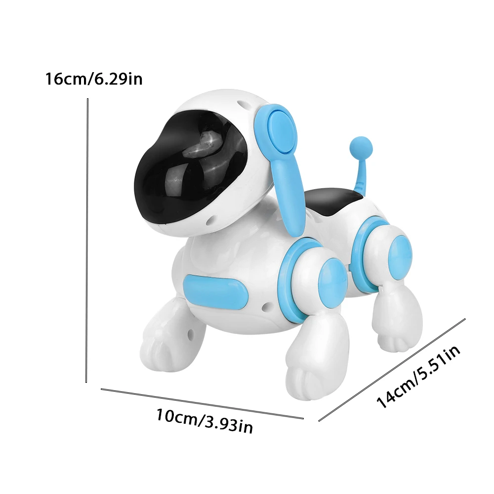 Cão Robótico Interativo Azul com Luz e Som - Imagem 6