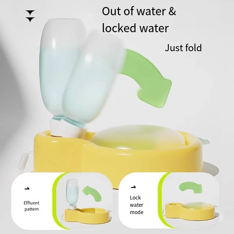 Garrafa de Água para Cães e Gatos Portátil com Tigela Dobrável - Imagem 3