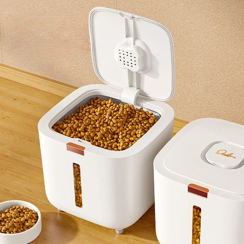 Balde Hermético para Ração de Cães e Gatos, Armazenamento à Prova de Umidade - Imagem 5