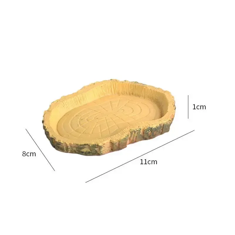 Tigela para Répteis de Resina Ecológica para Comida e Água - Imagem 3