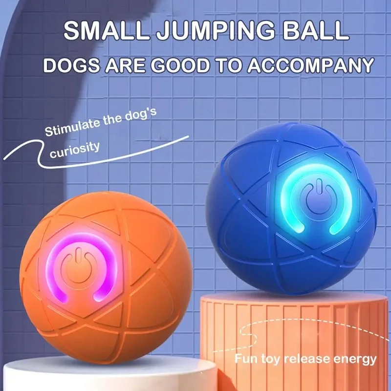 Bola Interativa para Cães e Gatos Pequenos Recarregável USB com Sensor de Obstáculos - Imagem 3