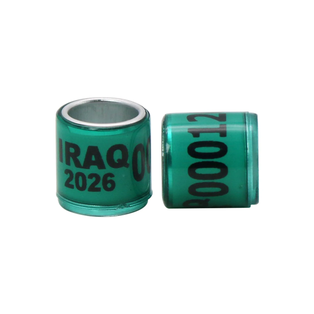 Anel de Identificação para Pombos 8mm Alumínio e Plástico 100 Peças - Imagem 4