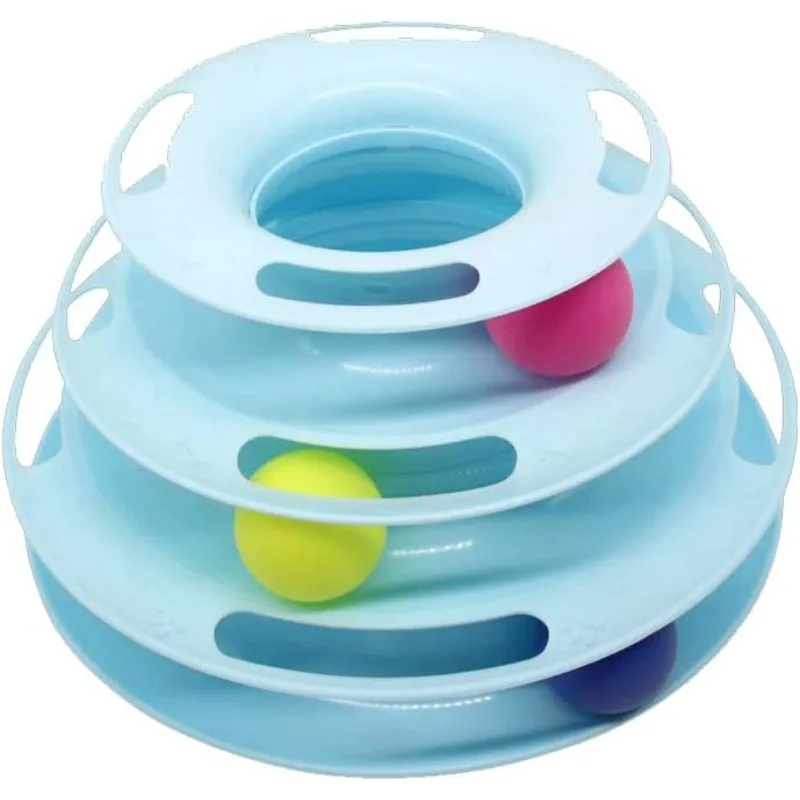 Brinquedo para Gatos Torre de Bolas Rolantes Multinível Antiderrapante - Image 2