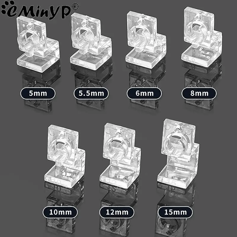 Clipes Acrílicos para Aquário 4 pçs para Tampas de 5.5mm a 15mm - Imagem 5