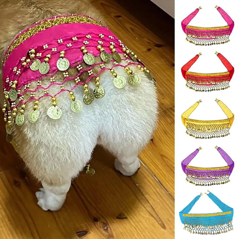 Cinto Decorativo para Cães Corgi com Lantejoulas 88 cm - Imagem 2