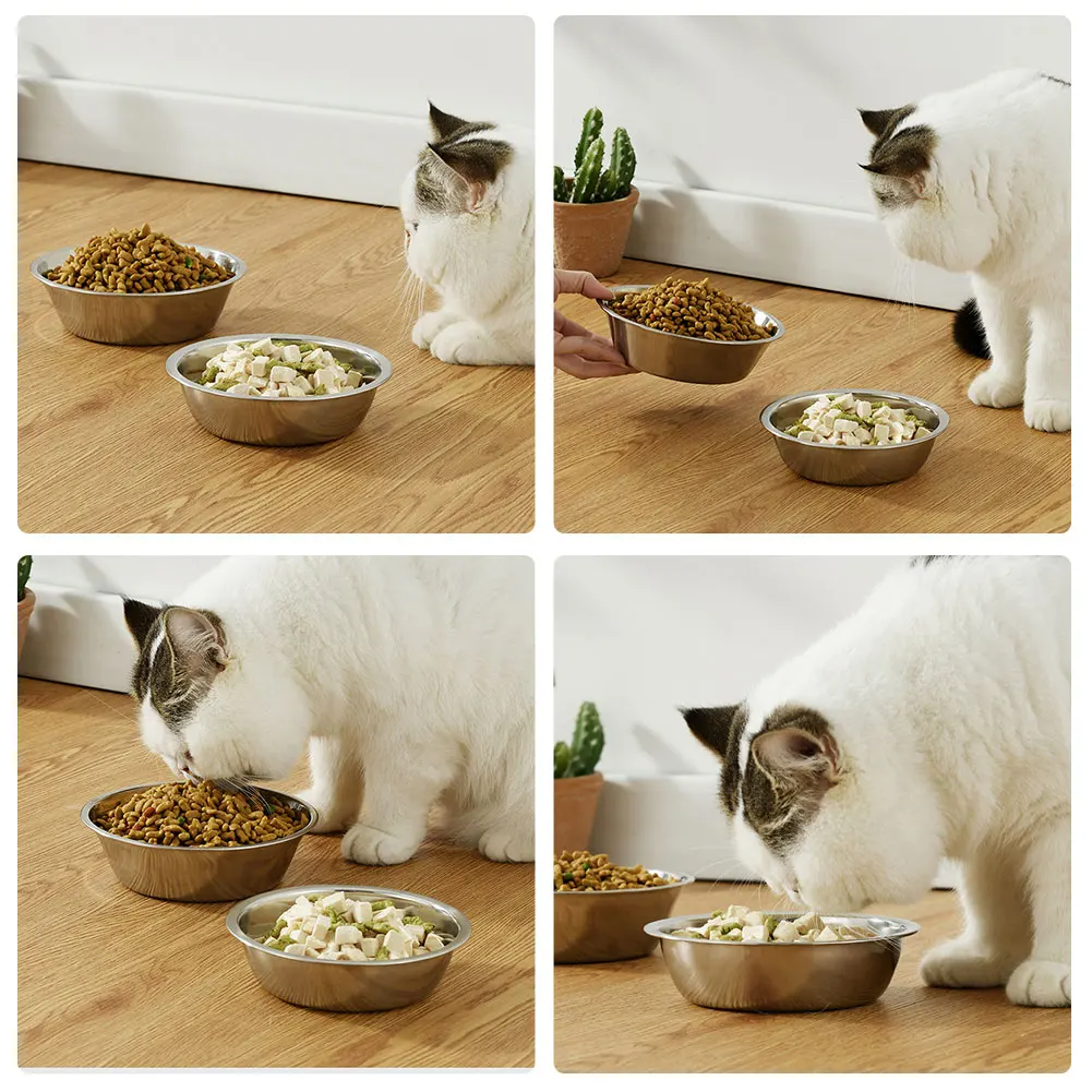 Tigela para Cães e Gatos de Aço Inoxidável Grande Capacidade - Imagem 5