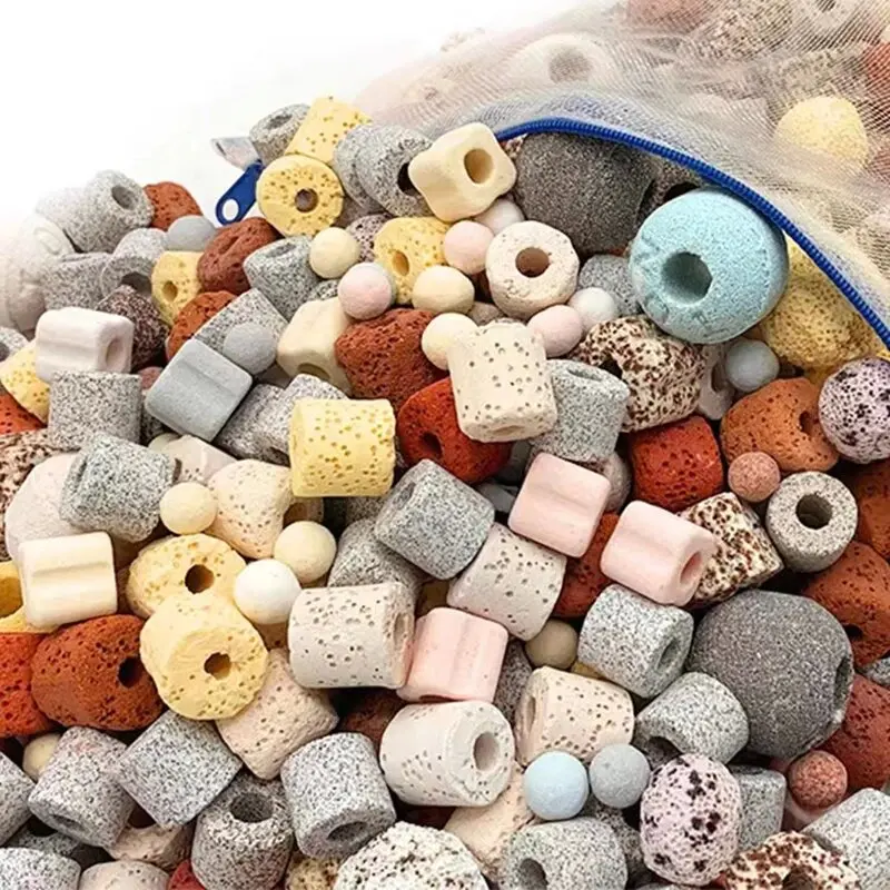 Mídia Filtrante Bio Balls para Aquário 250g com Saco de Malha - Image 4