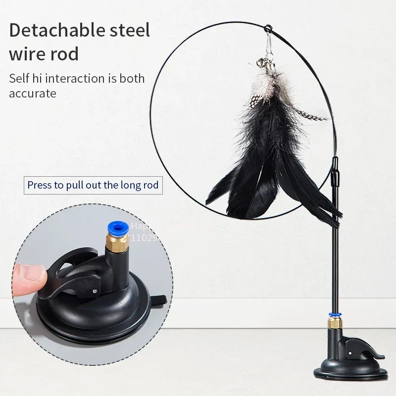 Brinquedo Automático para Gatos: Varinha Divertida para Brincar Sozinho - Image 4