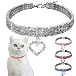 coleira elástica para gatos e cães