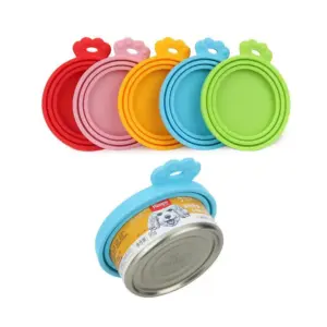 tampa de silicone para potes de ração