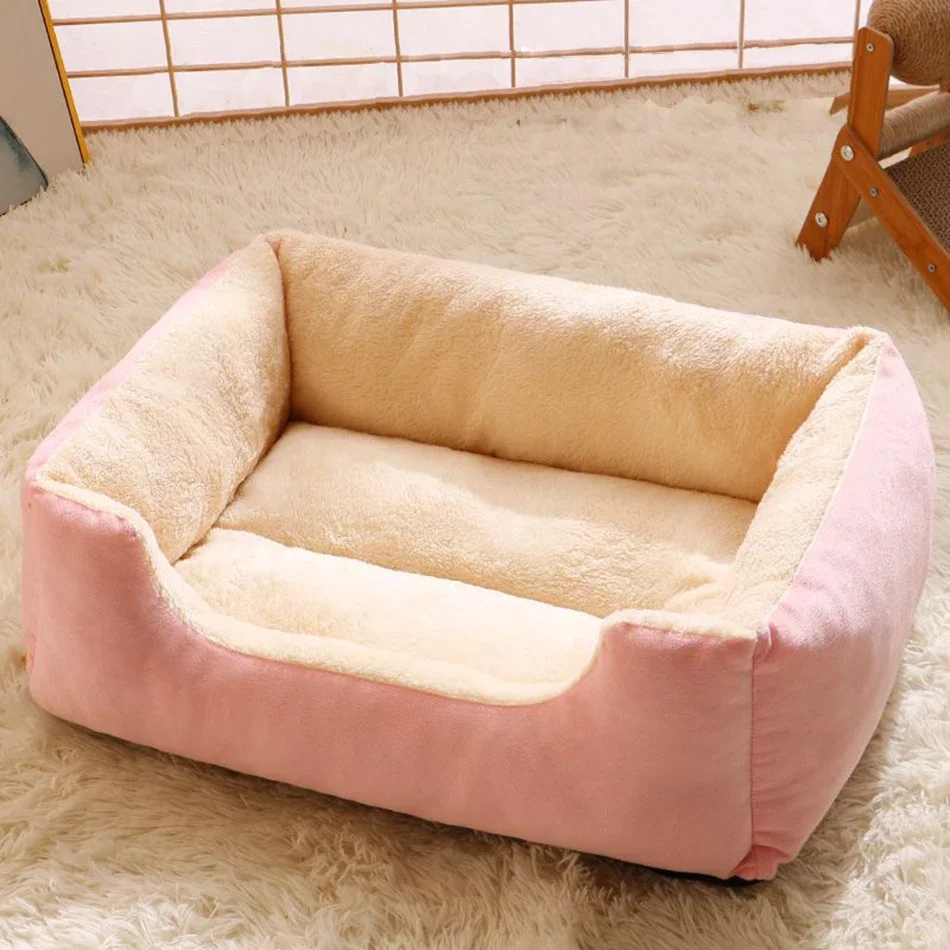 Cama para Gatos e Cães de Pelúcia Curta Tamanho P 45x30 cm - Imagem 6