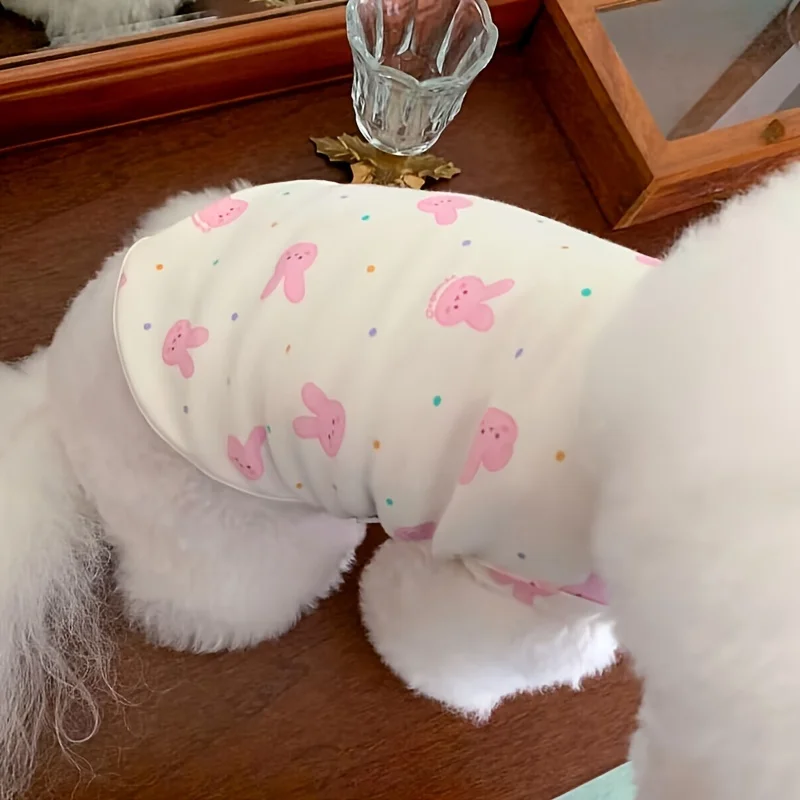 Colete para Cães e Gatos com Estampa de Desenho Animado Leve - Image 4