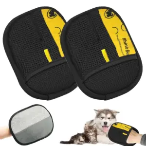 luva de tosa dupla face para gatos e cães