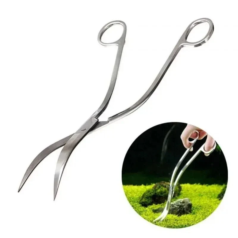 Tesoura para Aquário de Aço Inoxidável 25 cm para Manutenção - Imagem 5