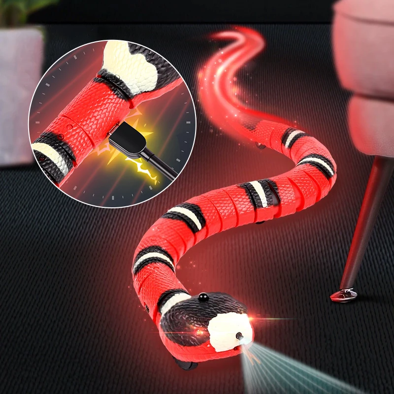 Brinquedo de Gato Cobra com Sensor Inteligente Recarregável USB - Imagem 2