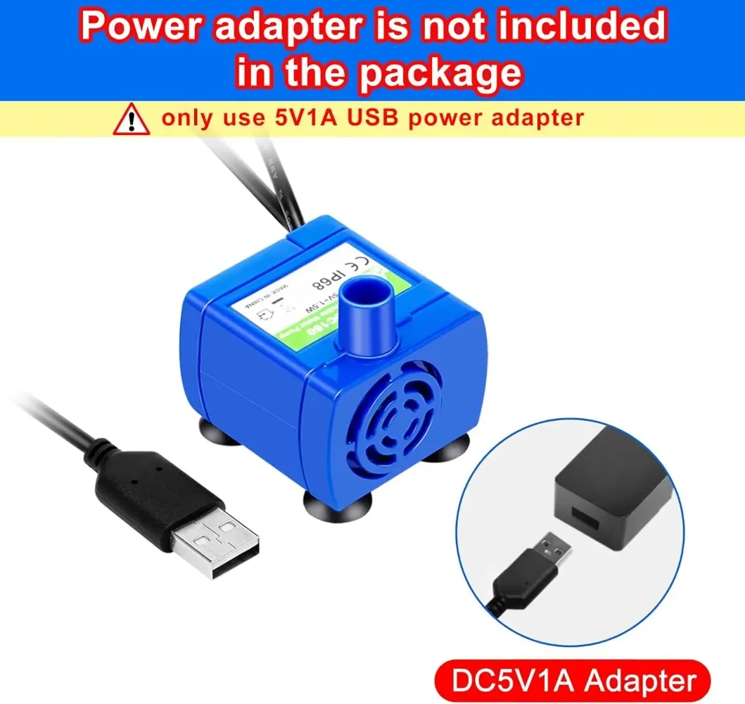 Bomba de Água para Gatos 1.5W com Luz LED e Ventosas - Image 4