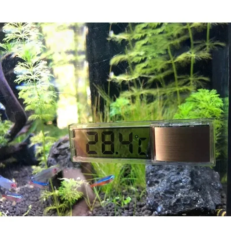 Termômetro Digital para Aquário LCD com Adesivo Externo - Imagem 2