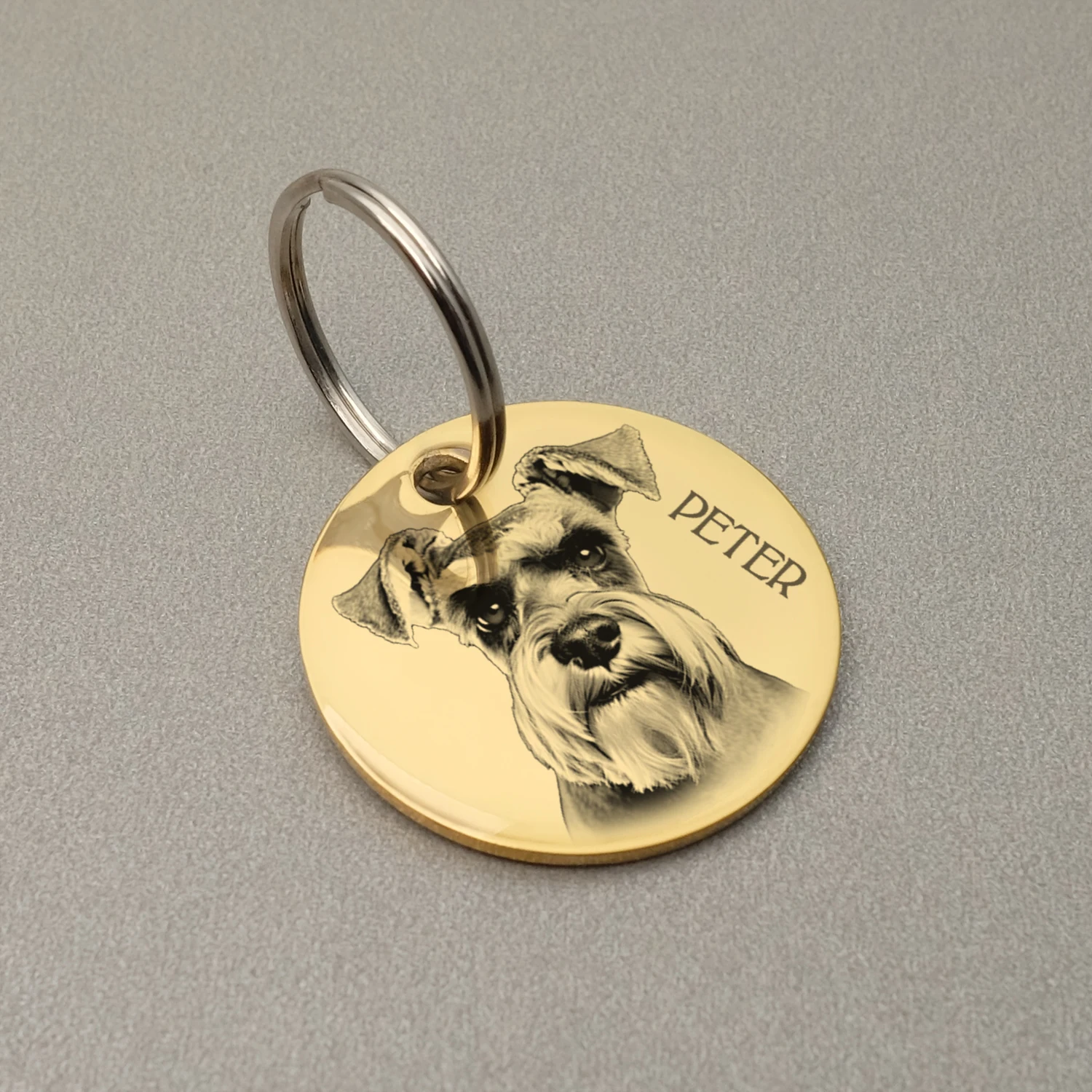 Etiqueta de Identificação para Cães e Gatos de Aço Inoxidável 30mm - Image 6