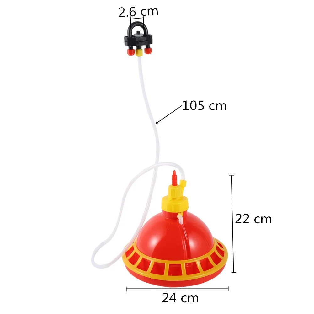 Bebedouro Automático para Aves 24 cm com Mangueira 105 cm - Imagem 2