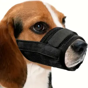 focinheira para cães de malha respirável