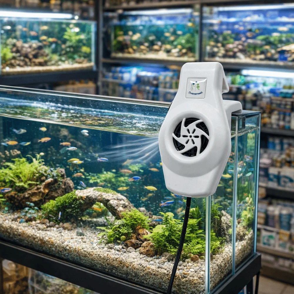 Mini Ventilador para Aquário e Terrário USB 3.8 W Montagem na Parede - Image 3