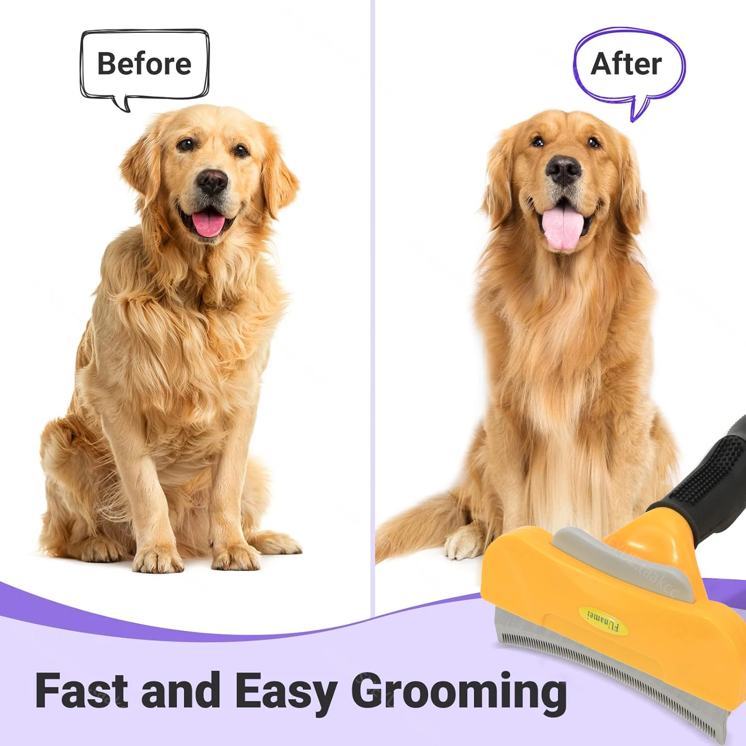 Pente para Gatos e Cães com Dentes de Aço Inoxidável - Image 5