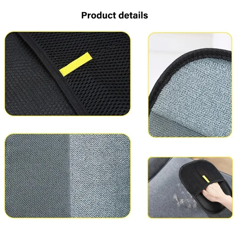 Luva Removedora de Pelos para Cães e Gatos Estática 24x16cm Bidirecional - Imagem 5