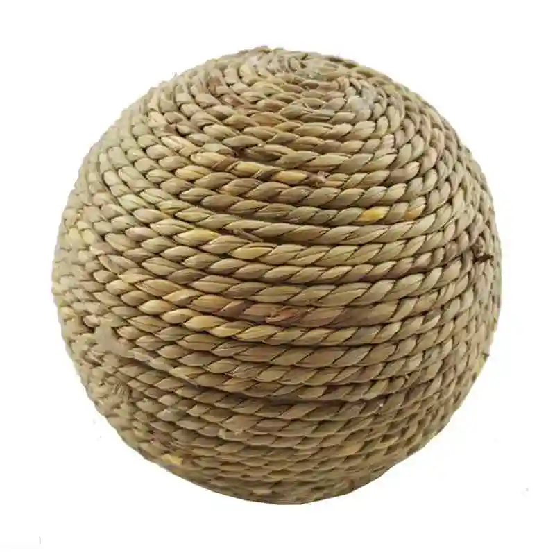 Bola de Grama Natural para Hamster e Roedores 6 cm Interativa - Image 2