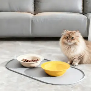 tapete de alimentação para cães e gatos