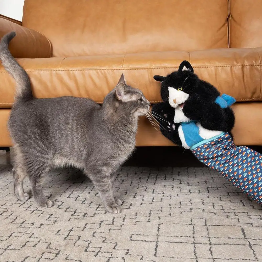 luva de luta para gatos de pelúcia